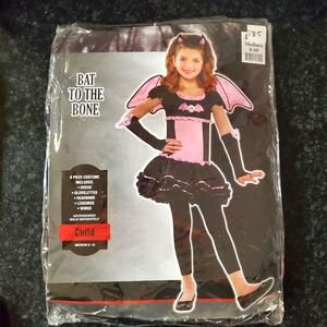 Bat To The Bone- Halloween Costume- Size: Child Medium- New- RRR Halloween Kids